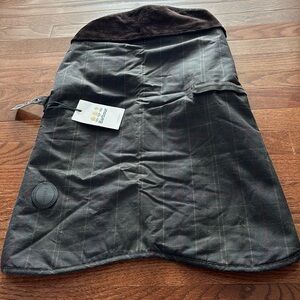NWT. Barbour Tartan Wax Dog Coat - XL